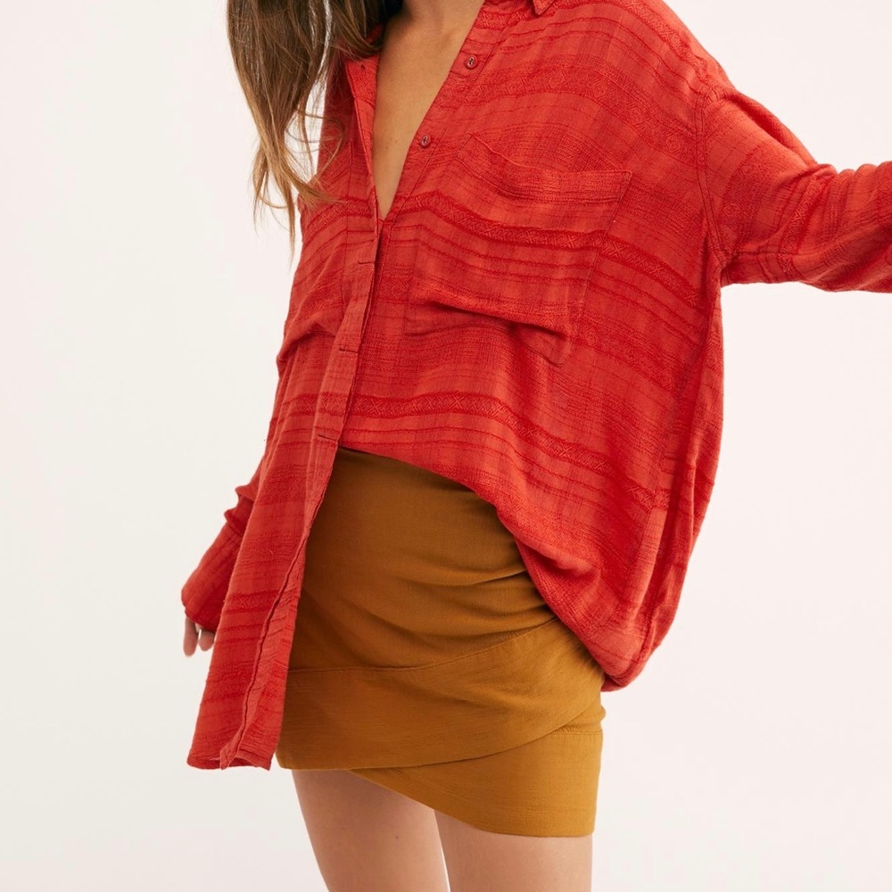 Free People That’s A Wrap Mini Skirt